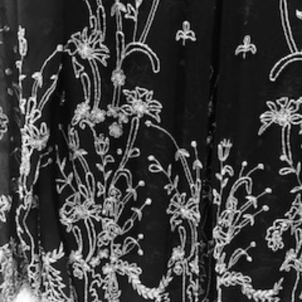 J KARA NY Sheer Embellished Formal Blouse - Picture 4 of 8